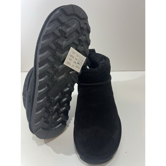 NWT bearpaw boots women size 8 Color Black Shorty 2860W - Picture 5 of 8